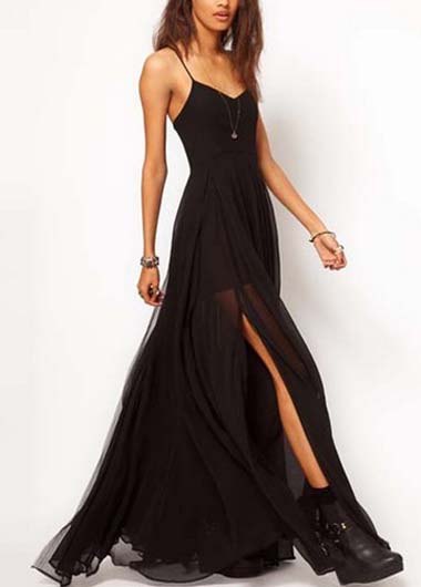 black-spaghetti-strap-maxi-dress-48_8 Black spaghetti strap maxi dress
