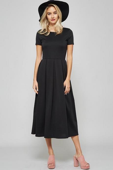 fit-and-flare-midi-dress-with-sleeves-95_4 Fit and flare midi dress with sleeves