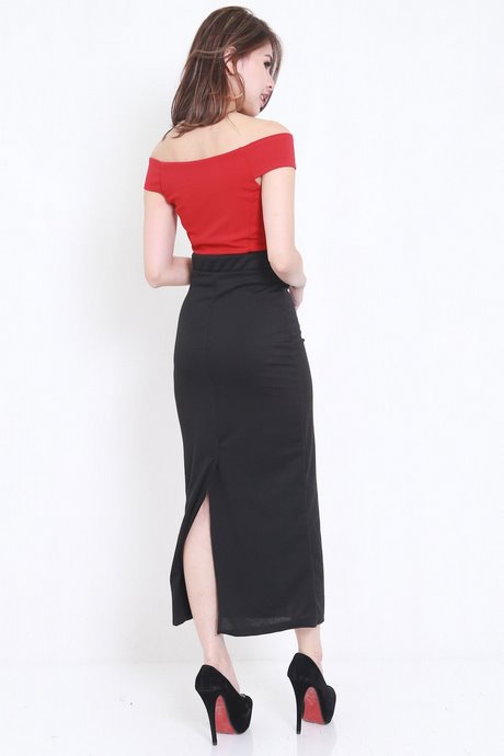 long-black-skirt-with-slits-34 Long black skirt with slits