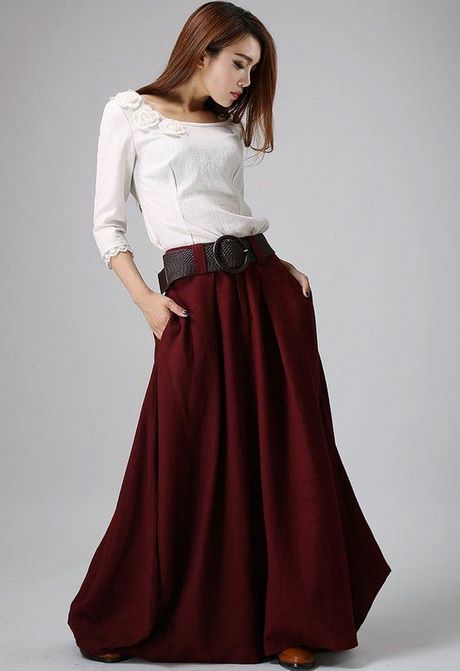 long-burgundy-skirt-16_3 Long burgundy skirt