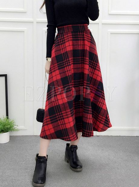 long-checkered-skirt-19_13 Long checkered skirt
