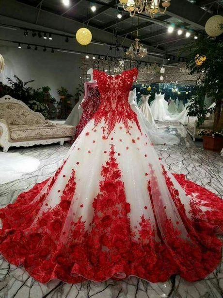 red-white-and-gold-wedding-dresses-72_10 Red white and gold wedding dresses