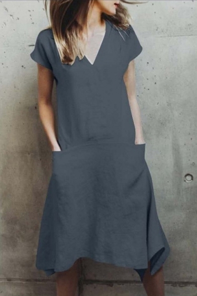 short-sleeve-cotton-dress-23_5 Short sleeve cotton dress