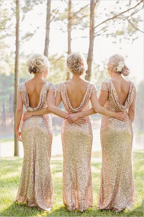 white-and-gold-bridesmaid-dresses-20_7 White and gold bridesmaid dresses