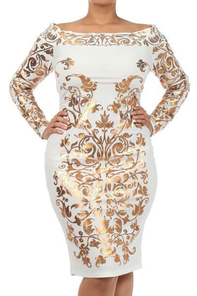 white-and-gold-plus-size-dress-90_4 White and gold plus size dress