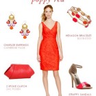 Accessories for red dress