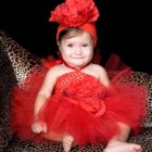 Baby red dress