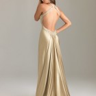 Backless evening gowns