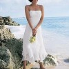 Beach wedding dresses tea length