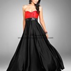 Black and red prom dresses