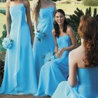 Bridesmaid dresses blue