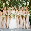 Champagne coloured bridesmaid dresses