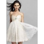 Cream prom dresses