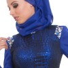 Electric blue maxi dress