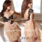 Feather cocktail dresses
