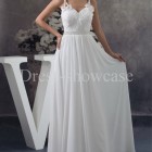 Floor length white dress