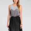 Gray party dresses