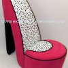 High heel shoe chair