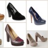 High heeled loafers