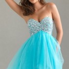 Homecoming strapless dresses