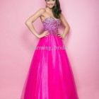 Hot pink party dresses