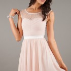 Light pink lace dress
