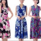 Long floral summer dresses