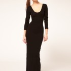Long sleeve black maxi dresses