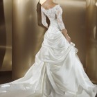 Off the shoulder wedding gowns