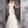 One shoulder bridal dresses