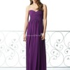 Purple chiffon bridesmaid dresses