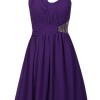 Purple party dresses for women