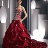 Red bridal gowns