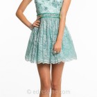 Short lace prom dresses