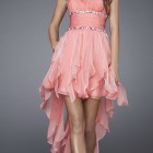 Short pink party dresses