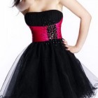 Short black prom dresses