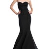 Strapless evening gowns