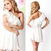 Trendy white dresses