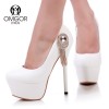White heels for women