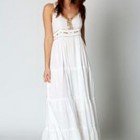 White maxi summer dresses