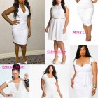 White dresses for plus size women