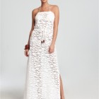 White lace maxi dresses