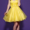 Yellow cocktail dresses