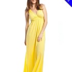 Yellow maxi dresses