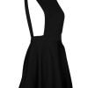 Black pinafore dress