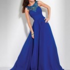 Royal blue long dresses