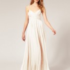 Cream long dress