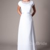 Modest white dress