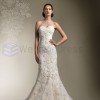 Sweetheart neckline lace wedding dress