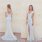 Casual lace wedding dresses